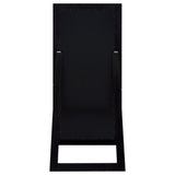  Coaster Furniture Cadence 961653 Tempered Glass Full Length Standing Mirror - Black Oak IMAGE 4