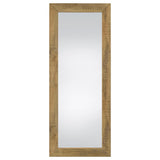  Coaster Furniture Cadence 961654 Tempered Glass Full Length Standing Mirror - Mango IMAGE 2
