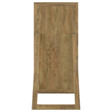  Coaster Furniture Cadence 961654 Tempered Glass Full Length Standing Mirror - Mango IMAGE 5