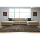  Benchcraft Linenhause 31803S9 4 pc Double Chaise Sectional IMAGE 2