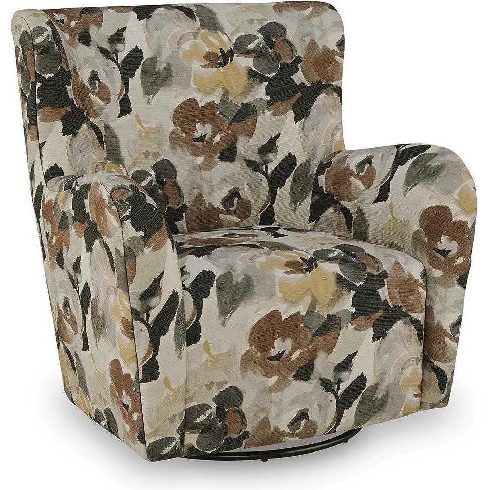  Signature Design by Ashley Rowenburg A3000855 Swivel Glider Accent Chair IMAGE 1