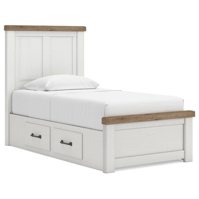  Benchcraft Savonport B4615B24 Twin Panel Bed with Storage IMAGE 1