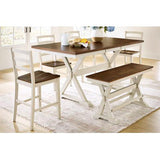  Signature Design by Ashley Brinfern PCD628-32 Counter Butterfly Extendable Table IMAGE 6