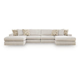  Signature Design by Ashley Kestrie PC68706S9 4 pc Double Chaise Sectional IMAGE 1