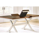  Signature Design by Ashley Brinfern PCD628-35 Rectangular Extendable Dining Table IMAGE 11