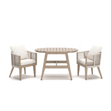  Signature Design by Ashley Ivory Vine PCP352-050 Chairs with Cushion and Table Set IMAGE 2