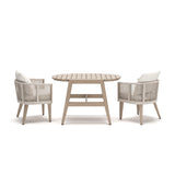  Signature Design by Ashley Ivory Vine PCP352-050 Chairs with Cushion and Table Set IMAGE 4