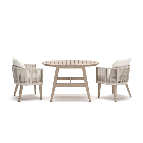  Signature Design by Ashley Ivory Vine PCP352-050 Chairs with Cushion and Table Set IMAGE 4