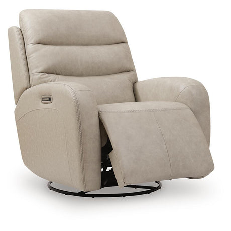  Signature Design by Ashley Motion-Max PCU1550095 Swivel Glider Power Recliner IMAGE 7