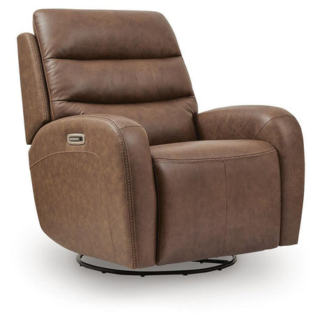  Signature Design by Ashley Motion-Max PCU1550195 Swivel Glider Power Recliner IMAGE 1