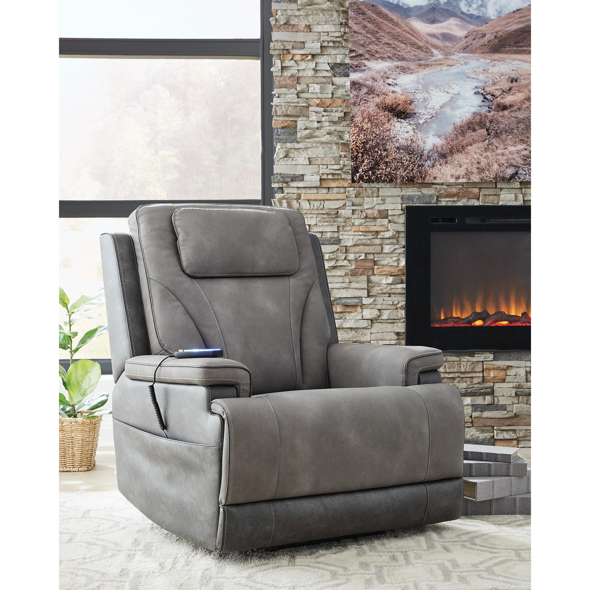  Signature Design by Ashley 4Z-Peaceful Pause PC1210412 Power Lift Recliner IMAGE 7