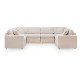 Signature Design by Ashley® Modmax 92103U18 6 pc Sectional and Ottoman - Oyster IMAGE 6