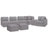  Signature Design by Ashley® Modmax 92104U5 6 pc Sectional and 2 Ottomans - Granite IMAGE 1