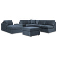  Signature Design by Ashley® Modmax 92121U9 6 pc Sectional with Chaise and Ottoman - Ink IMAGE 1