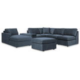  Signature Design by Ashley® Modmax 92121U9 6 pc Sectional with Chaise and Ottoman - Ink IMAGE 1