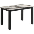  Crown Mark Resia 2120BMBL-T-3048 Dining Table Faux Marble - Brown IMAGE 1