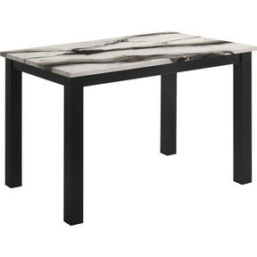  Crown Mark Resia 2120BMBL-T-3048 Dining Table Faux Marble - Brown IMAGE 1