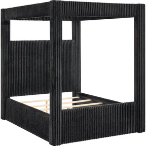  Crown Mark Carla 5118BK-Q Queen Canopy Bed - Black IMAGE 1