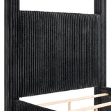  Crown Mark Carla 5118BK-Q Queen Canopy Bed - Black IMAGE 4