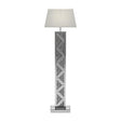 Carmen Geometric Base Floor Lamp Silver image