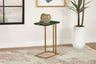 Vicente Accent Table With Marble Top Grey