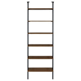 Owens 3-piece 96-inch Wall Mounted Bookshelf Set Walnut