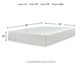 Chime 12 Inch Memory Foam Mattress in a Box