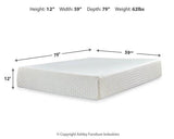 Chime 12 Inch Memory Foam Mattress in a Box