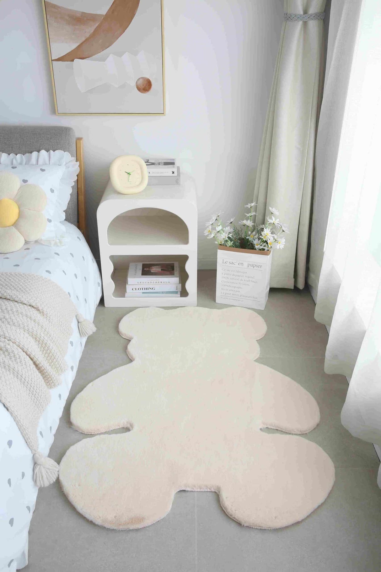 FAUX FUR Rug BEAR