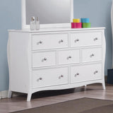 Dominique 7-Drawer Dresser Cream White