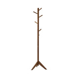 Devlin Coat Rack With 6 Hooks Walnut