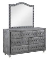 Deanna 7-Drawer Rectangular Dresser Grey