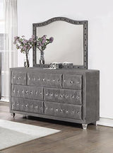 Deanna 7-Drawer Rectangular Dresser Grey