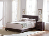 Dorian Upholstered California King Bed Brown