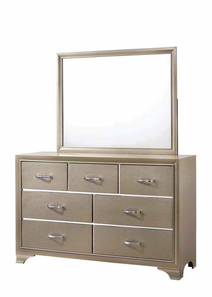 Beaumont 7-Drawer Rectangular Dresser Champagne