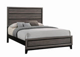 Watson Queen Bed Grey Oak And Black