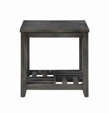 Cliffview 1-Shelf Rectangular End Table Grey