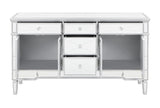 Duchess 5-Drawer Accent Cabinet Silver