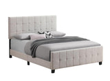 Fairfield Eastern King Upholstered Panel Bed Beige