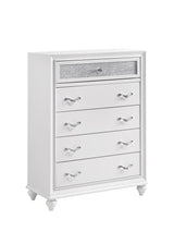 Barzini 5-Drawer Chest White