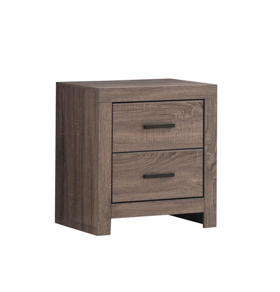 Brantford 2-Drawer Nightstand Barrel Oak