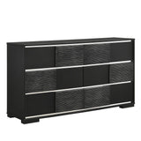 Blacktoft 6-Drawer Dresser Black