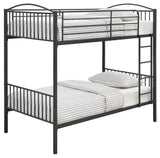 Anson Twin Over Twin Bunk Bed With Ladder