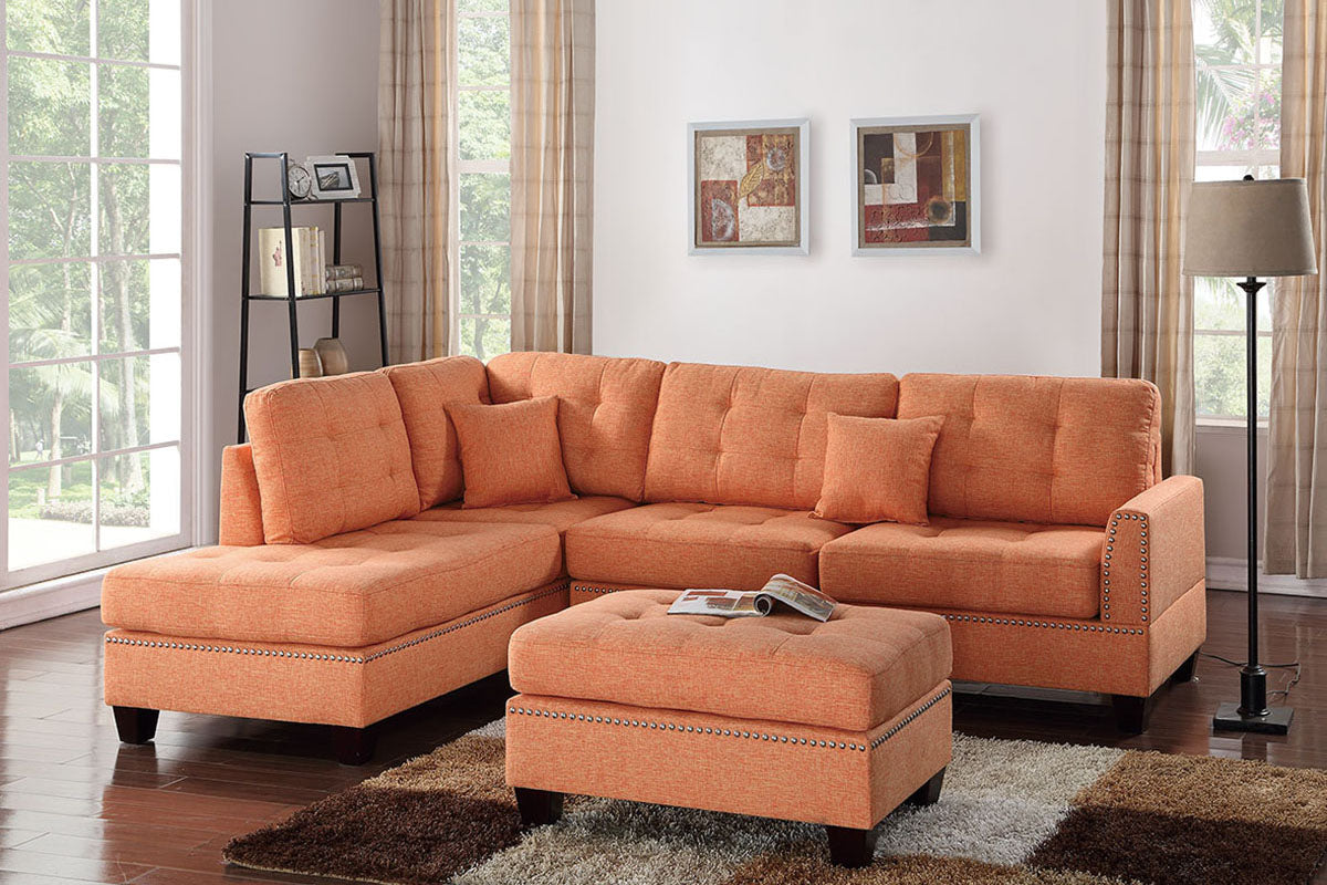 3-Pcs Sectional Sofa
