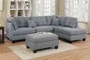 3-Pcs Sectional (Ottoman Included)