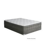 AFTON White/Gray 12" Euro Box Pocket Coil, Cal.King, E king, Full, & Queen