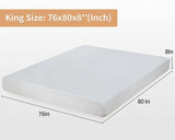 Artemisia 8" Cal. King, E.King, Full, & Queen Memory Foam Mattress