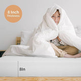 Artemisia 8" Memory Foam Mattress White