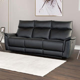 Bienne Sofa Manual Recliner White & Black