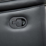 Bienne Sofa Manual Recliner White & Black